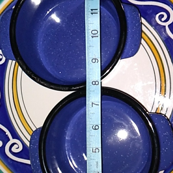 Chilli π² Soup Bowl SPECKELED COBALT Set of TWO NWOT - Picture 3 of 16